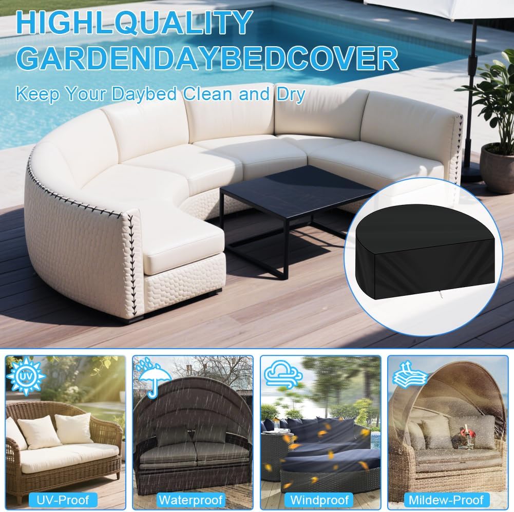 Detalle 2 de AOOWU Copertura Lettino 230x120x100 cm 🛋