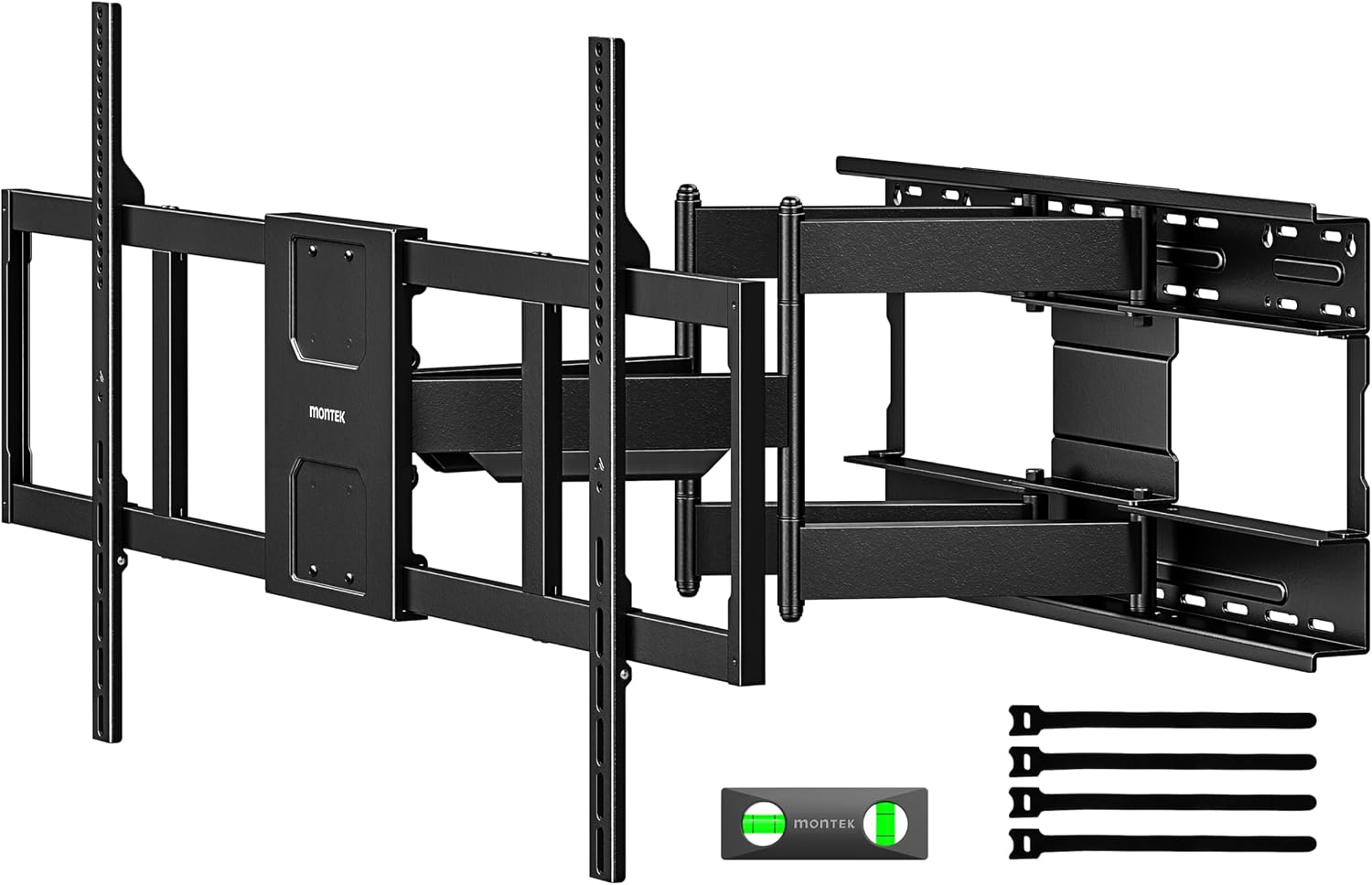 Detalle de monTEK Heavy Duty TV Wall Mount for 60–140 inch XXL TVs (Up to 275 lbs) with 25” Articulating Arm
