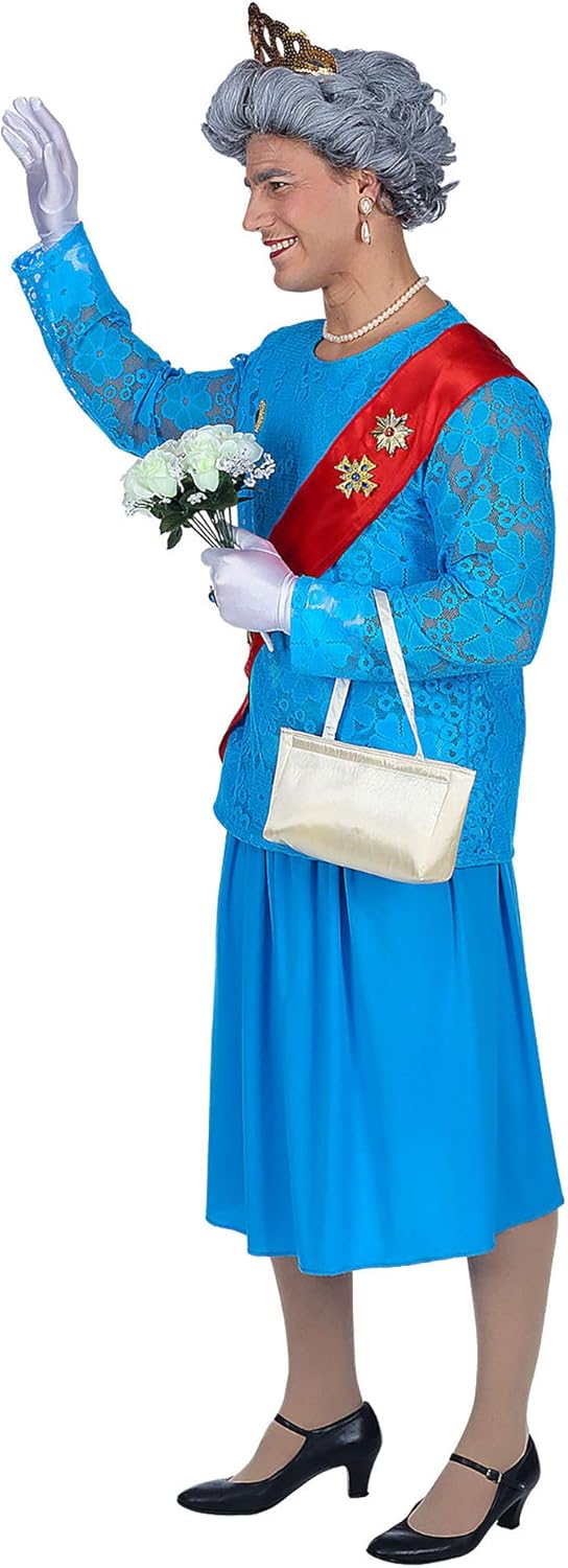 Thumbnail 3 de Costume homme « The Queen » W WIDMANN MILANO Party Fashion, look royale pour carnaval (taille M/L)