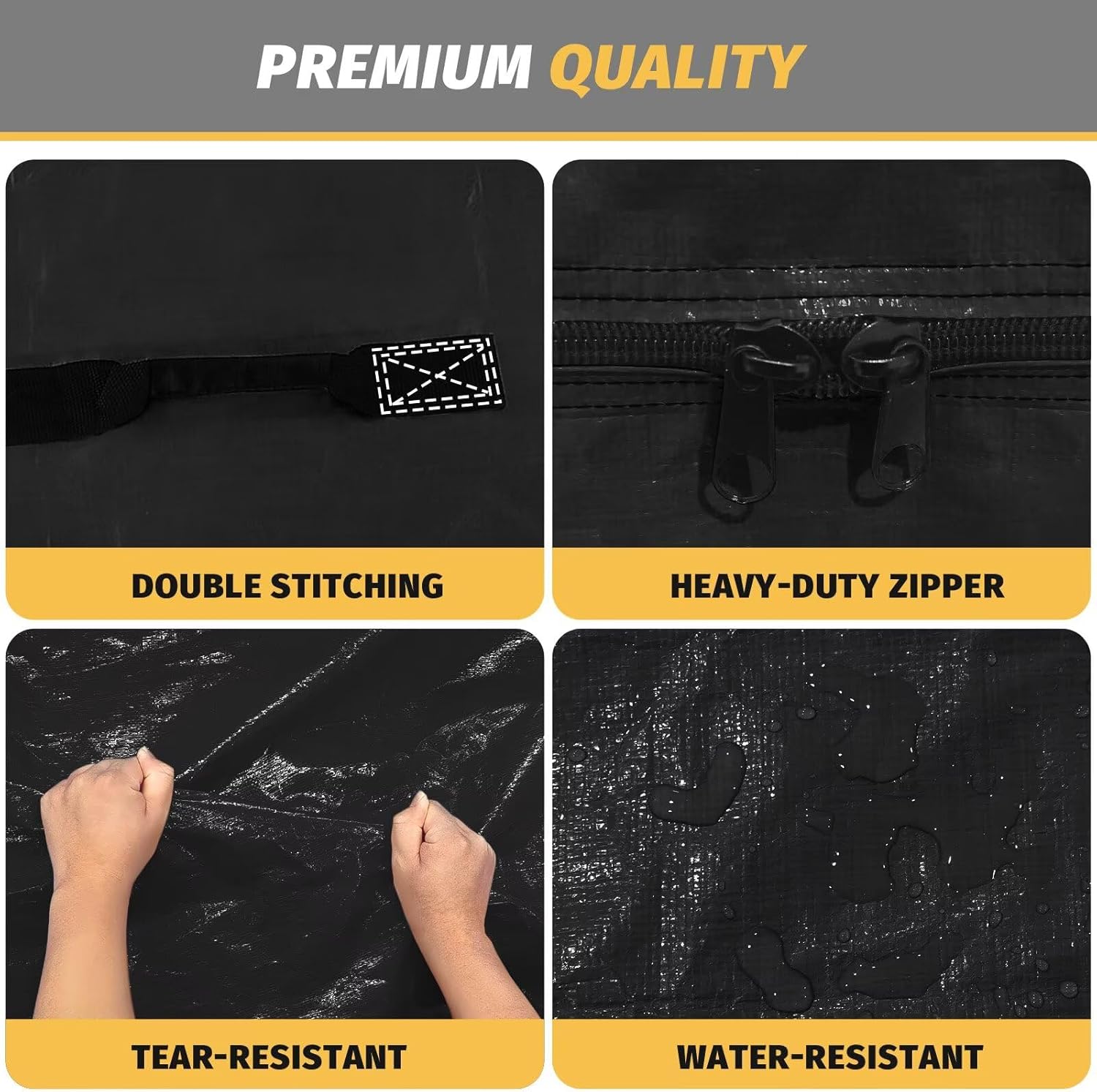 Thumbnail 3 de BETU Queen Mattress Bags for Moving and Storage — Waterproof, 8-Handle, Reusable 82x62x13.5 Inches