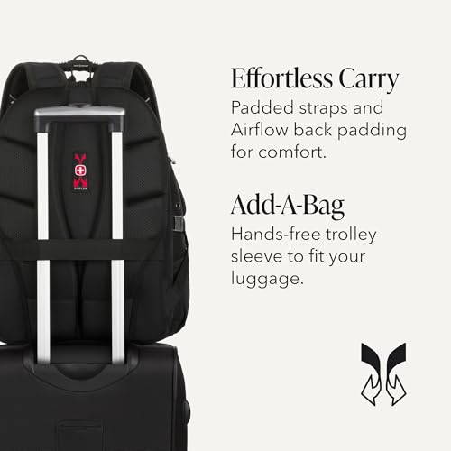 Detalle 2 de SWISSGEAR 1900 ScanSmart Backpack for 17-Inch Laptops