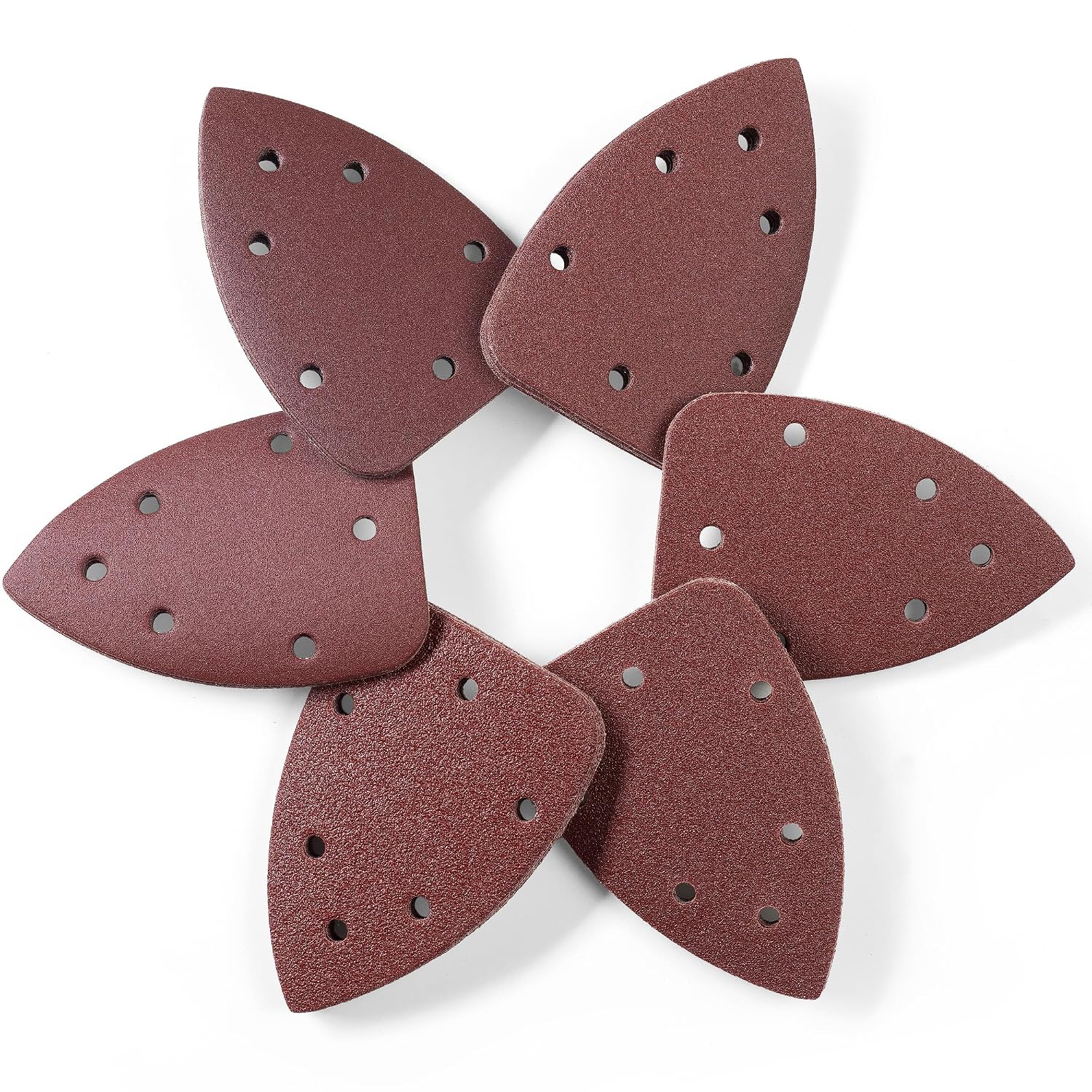Detalle de S SATC 50-Piece Mouse Sander Sandpaper, 9 Grits, 5-Hole Hook-and-Loop