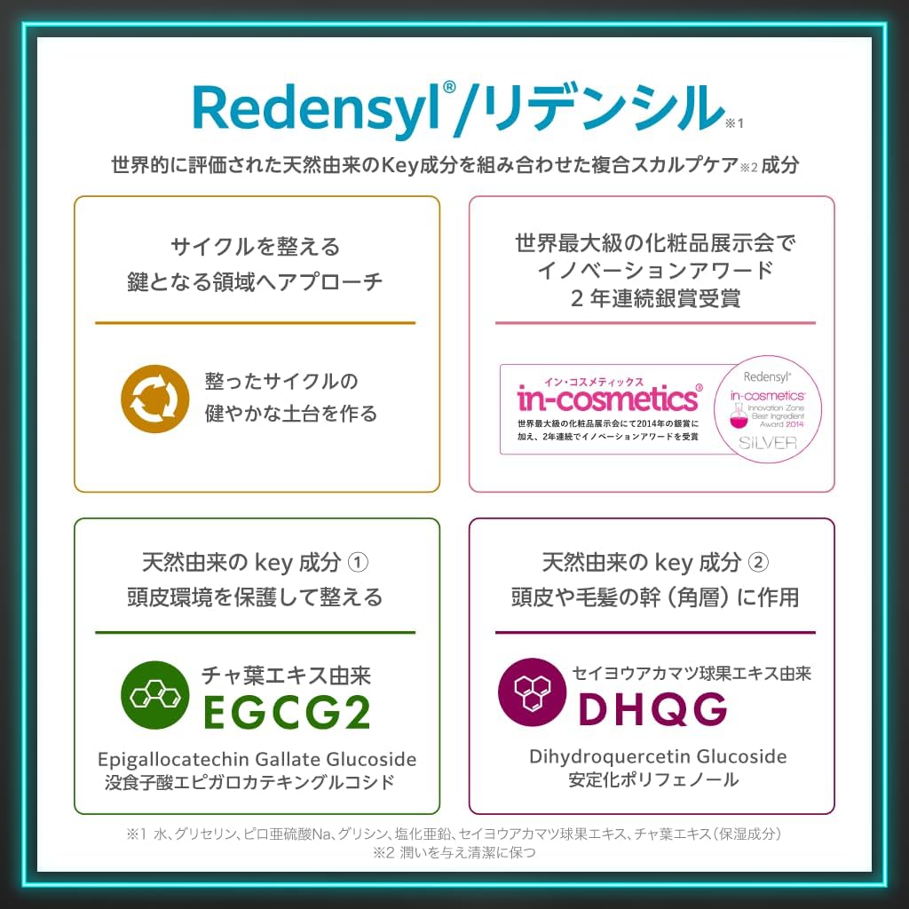 Detalle 2 de DRZERO リデニカルEX 薬用ヘア&スカルプシャンプーMEN 400mL|リデンシル2倍量配合