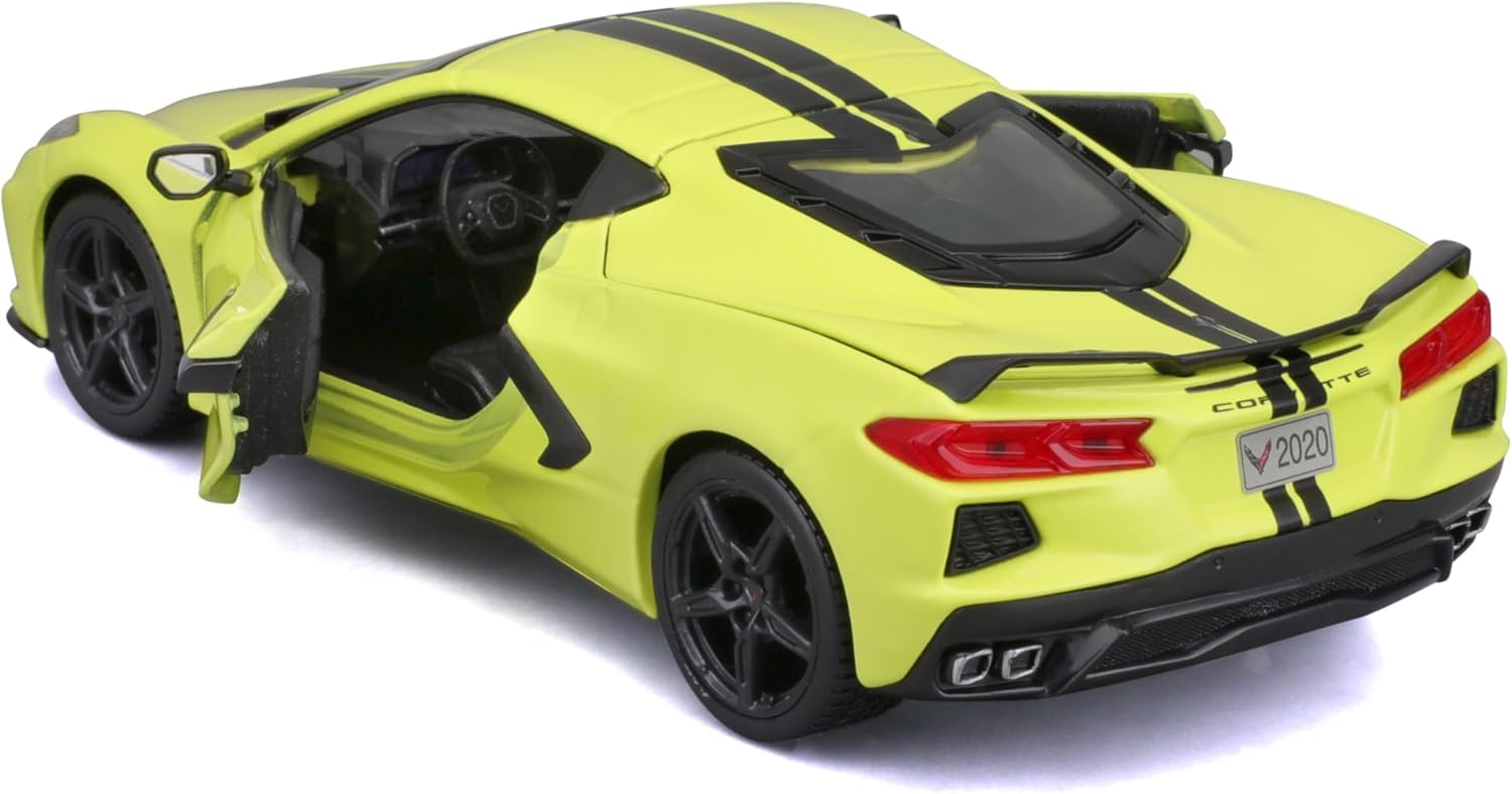 Thumbnail 3 de Maisto Chevrolet Corvette Stingray Coupe ’20 (1:24) Modellauto, grün – Sammel-Edition von Bauer Spielwaren