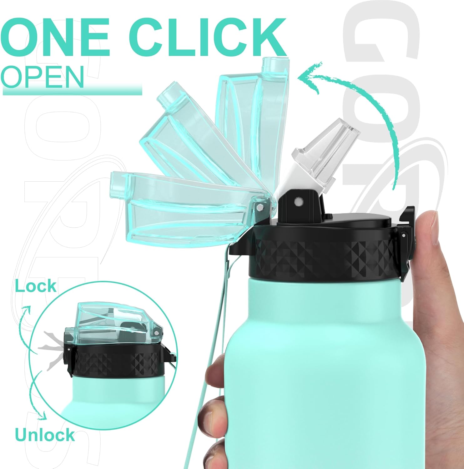 Thumbnail 2 de GOPPUS 750ml Stainless Water Bottle 🚰