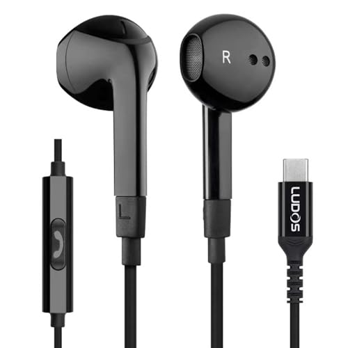 Detalle de Ludos FEROX: Auriculares USB-C con micrófono y 5 años de garantía