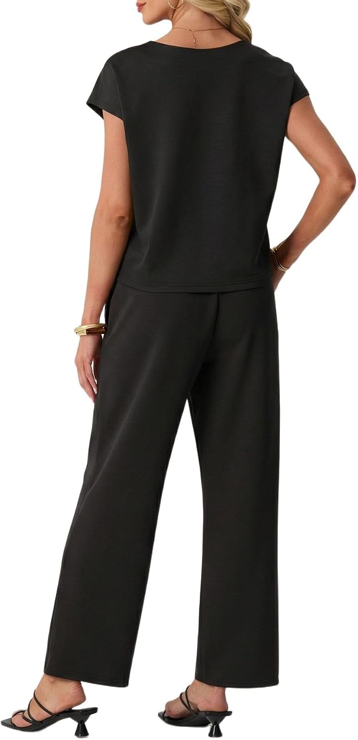 Detalle de GRECERELLE Womens 2-Piece Tracksuit – Airport Lounge Travel Set