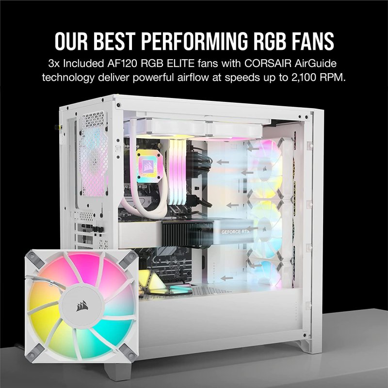 Thumbnail 3 de Corsair 4000D RGB AIRFLOW con 3 ventiladores