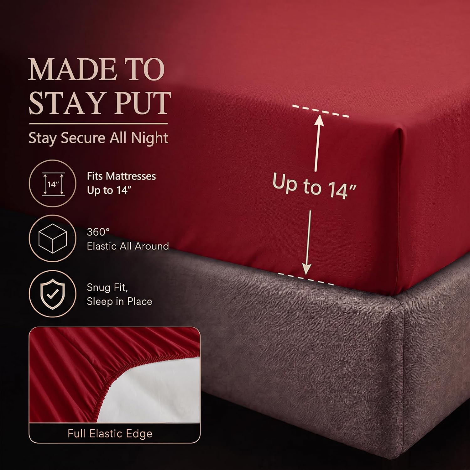 Detalle 1 de CozyLux Twin XL Comforter Set
