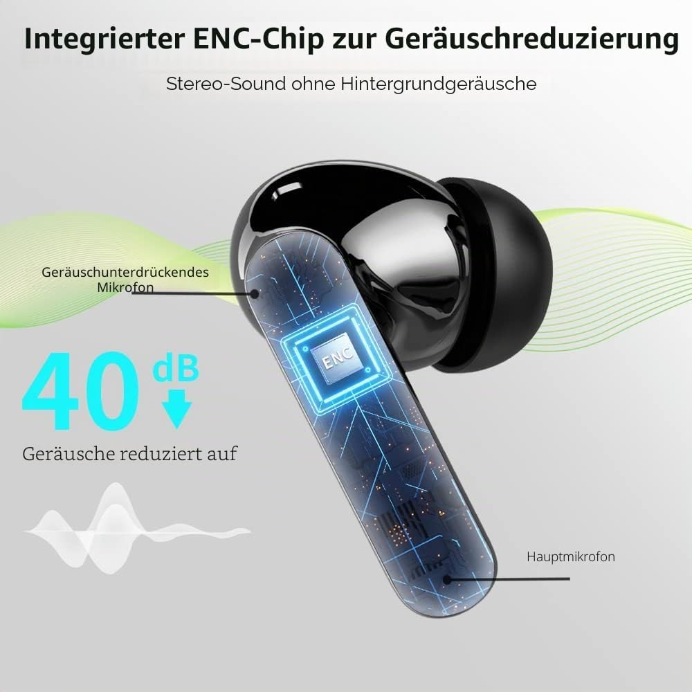 Detalle de Btootos Bluetooth Kopfhörer 40 Std Spielzeit