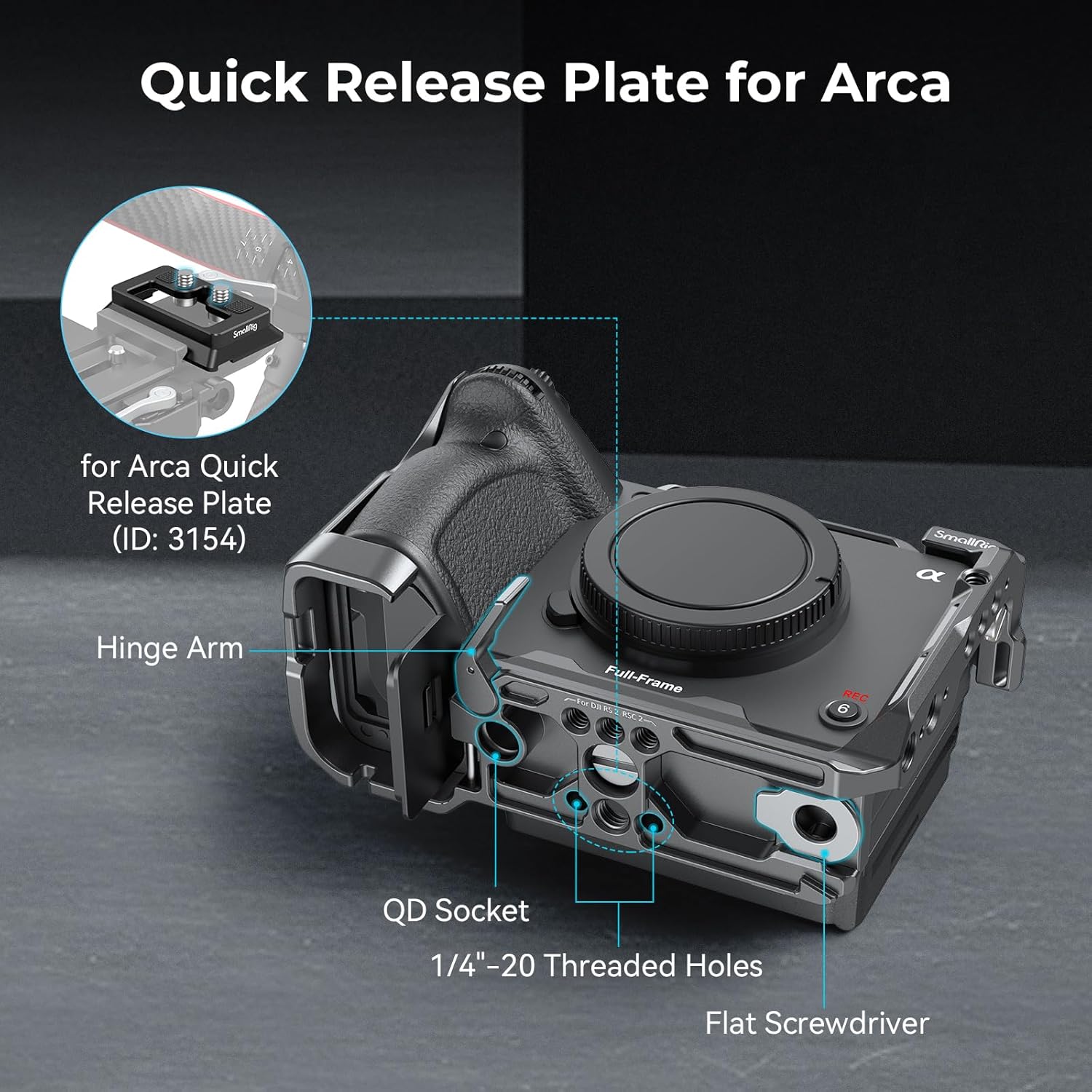 Thumbnail 3 de SMALLRIG Cage für Sony FX30 / FX3 4183B mit HDMI-Kabelklemme, Kaltschuh & NATO-Schiene