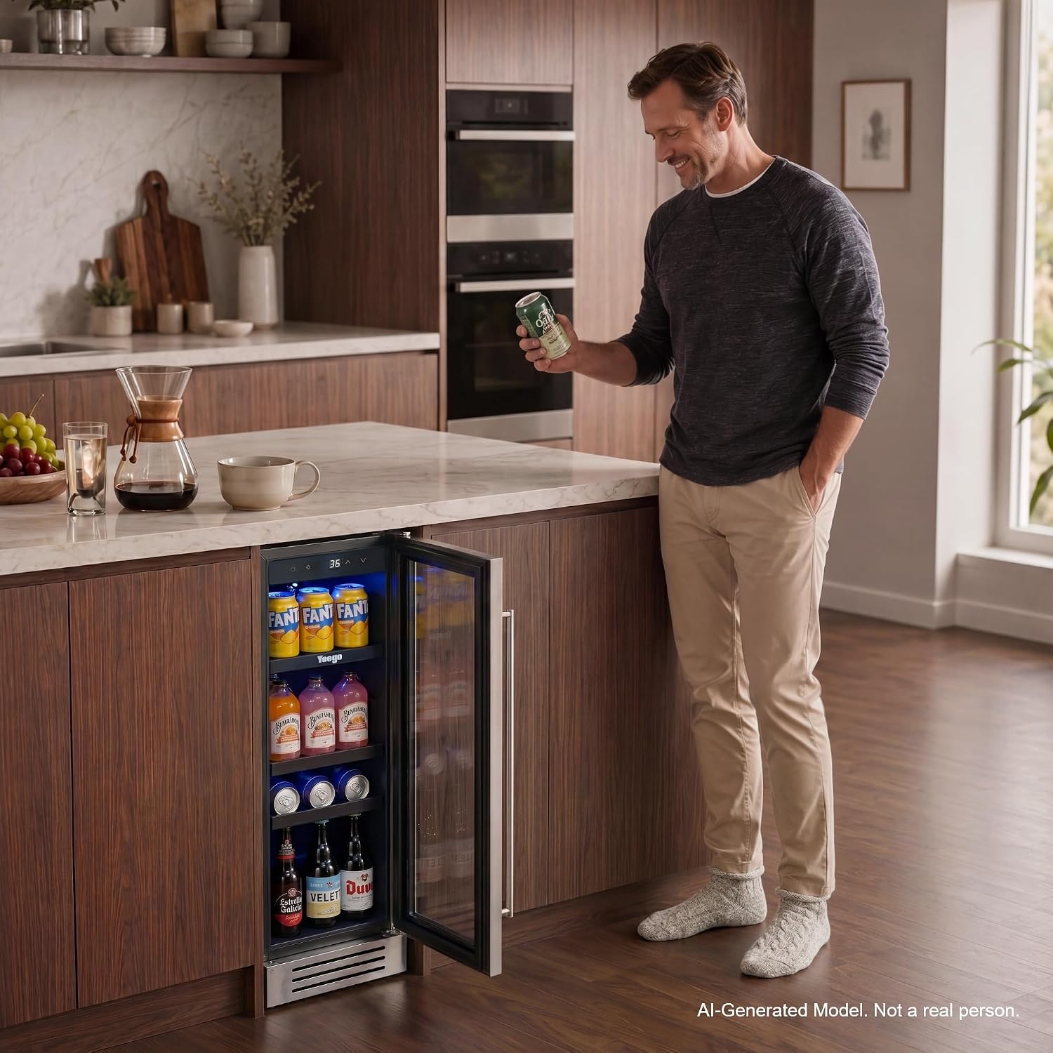 Thumbnail 6 de Yeego Beverage Refrigerator, 12-Inch