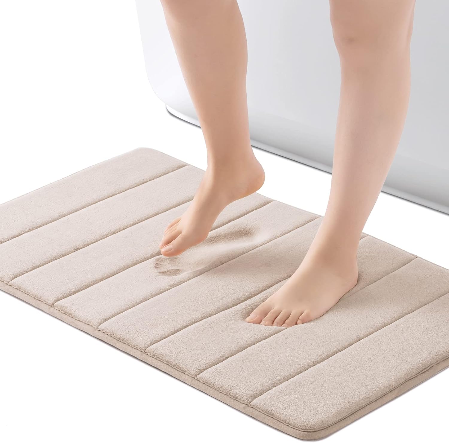 Thumbnail 6 de ROSMARUS 17 x 24 ft Memory Foam Bath Mat with Anti-Slip PVC Backing
