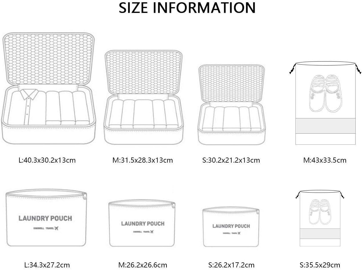 Thumbnail 3 de Vicloon Packing Cubes 8-piece travel set