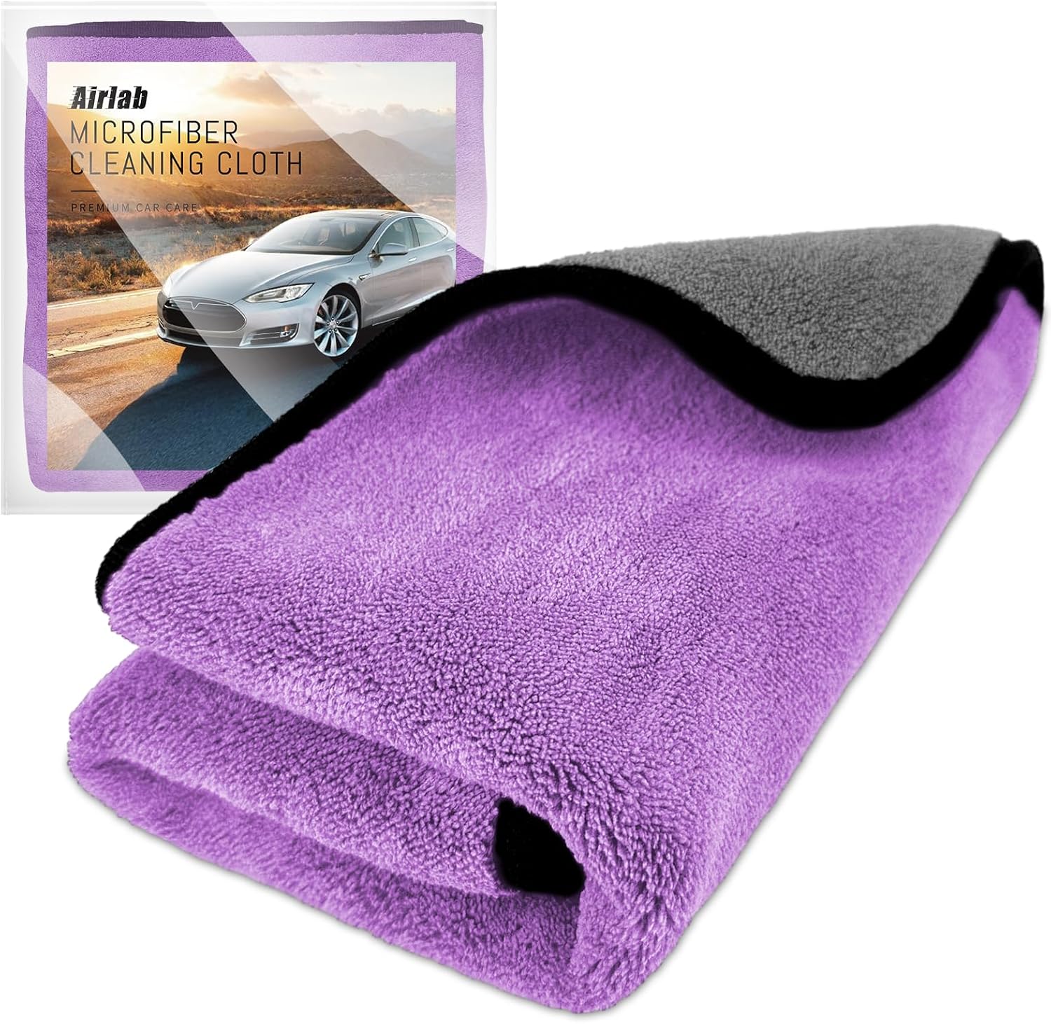 Detalle de Airlab 90x60cm XXL Thick Microfibre Car Drying Towel (dual-sided)
