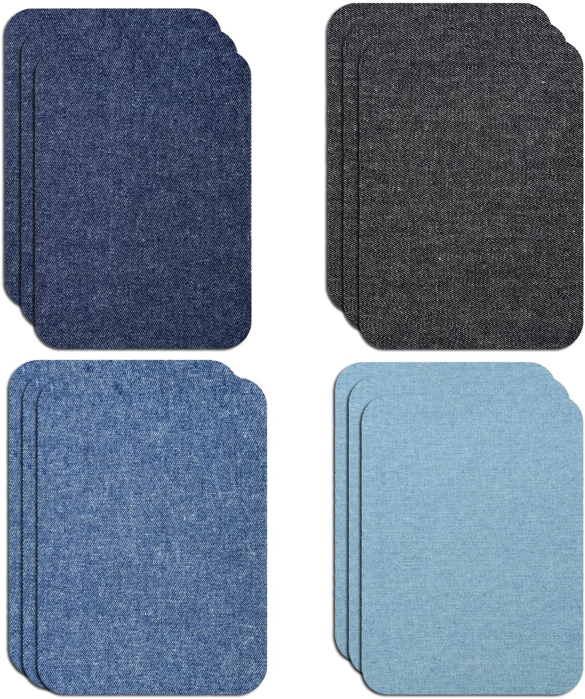 Detalle de Guokuai Iron-On Fabric Patches, 3 x 4.25 in.