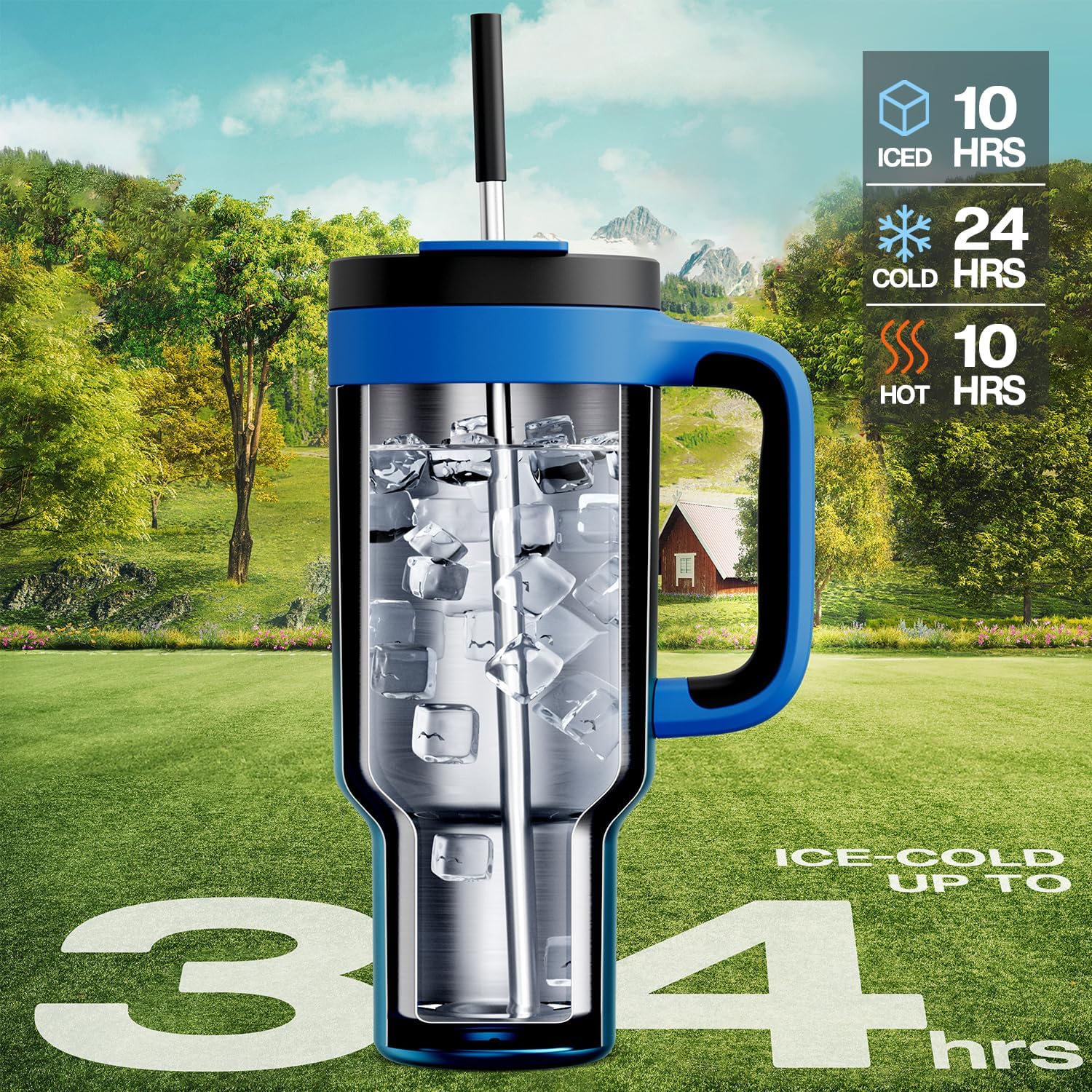 Detalle de POWCAN Insulated Tumbler 40 oz