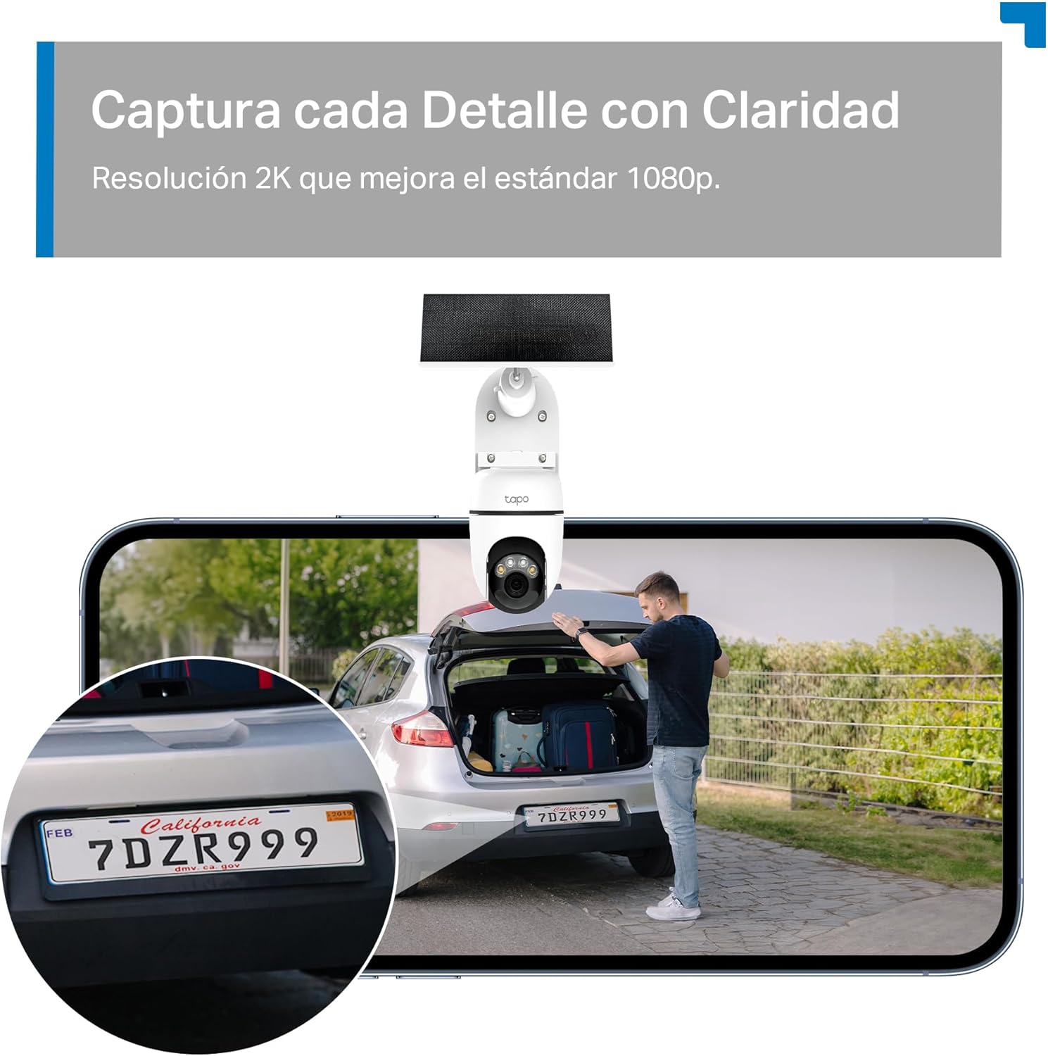 Thumbnail 6 de Tapo C610 Kit cámara exterior 2K con panel solar