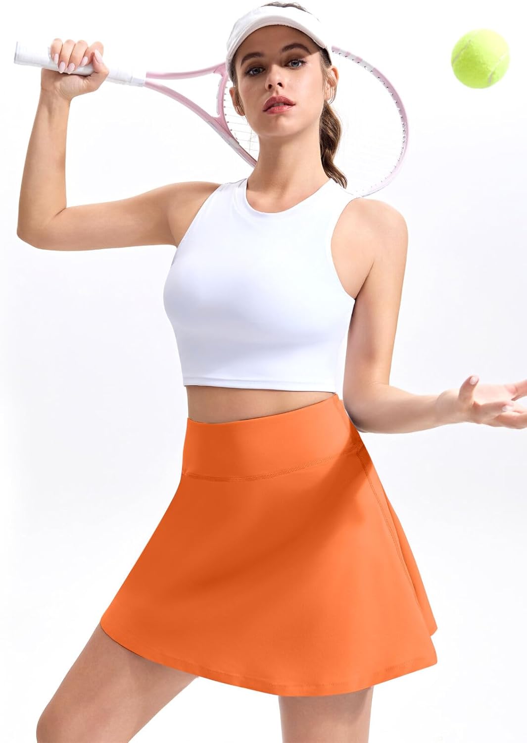 Thumbnail 1 de LUWELL PRO Women’s Quick-Dry Tennis Skort with Liner Pocket (Mid to High Waisted, Pleated)