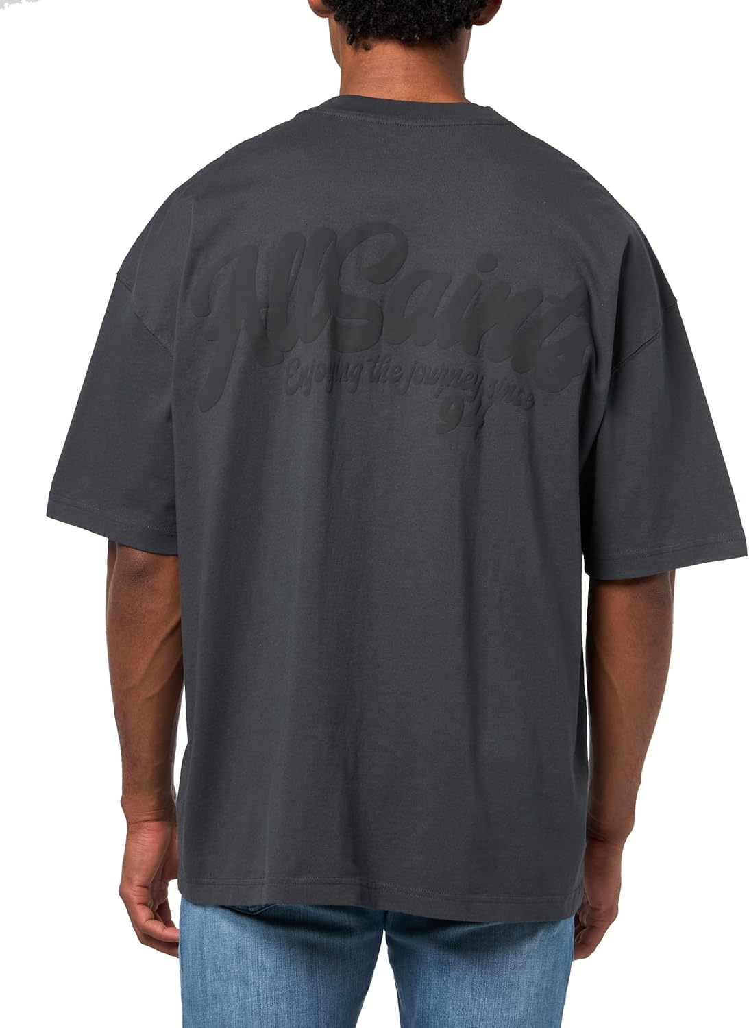 Thumbnail 4 de Allsaints Odyssey SS Crew T-Shirt da uomo con girocollo e vestibilità oversize
