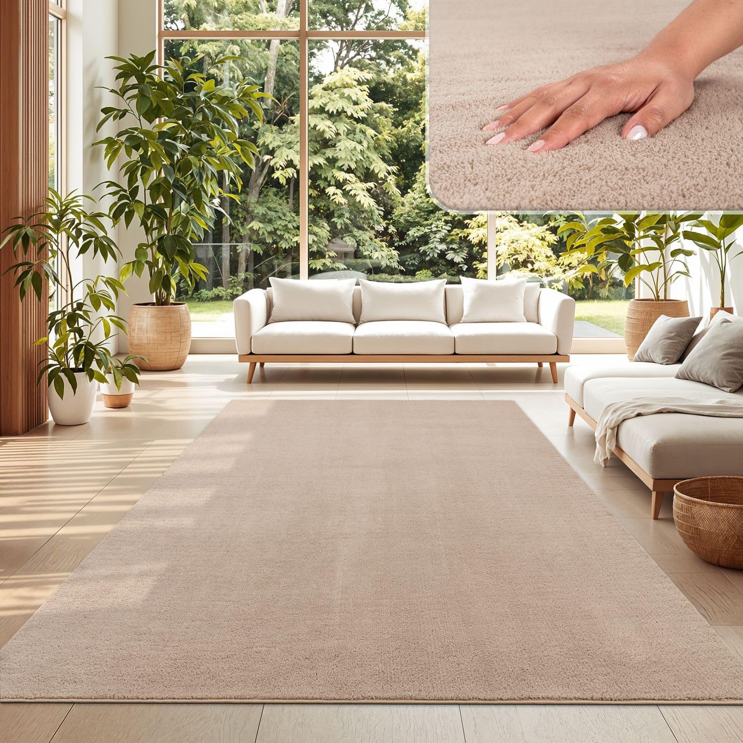 Detalle de TT Home Wohnzimmer Teppich 100x200 cm đ