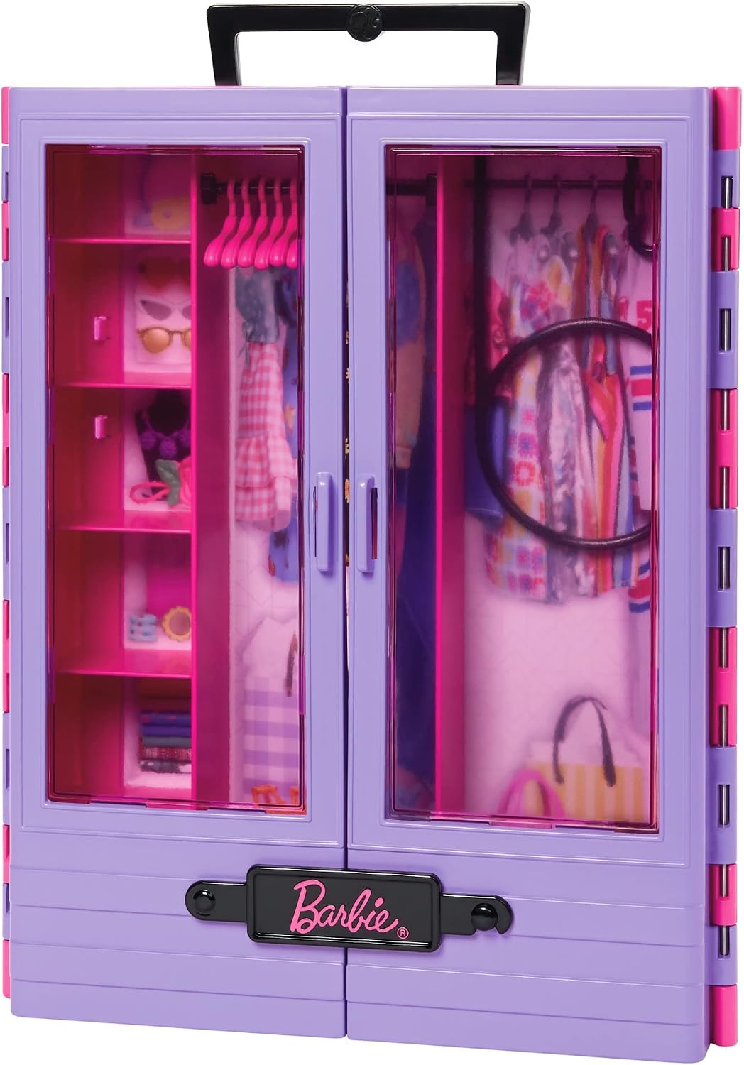 Detalle de Barbie HJL66_J バービーとパープルのクローゼット ドール&ファッションセット