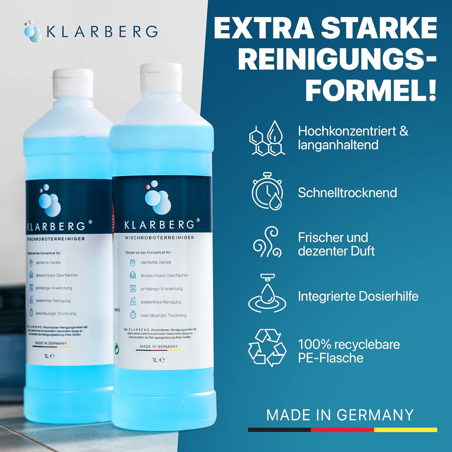Thumbnail 5 de KLARBERG 1L Bodenreiniger Wischroboter