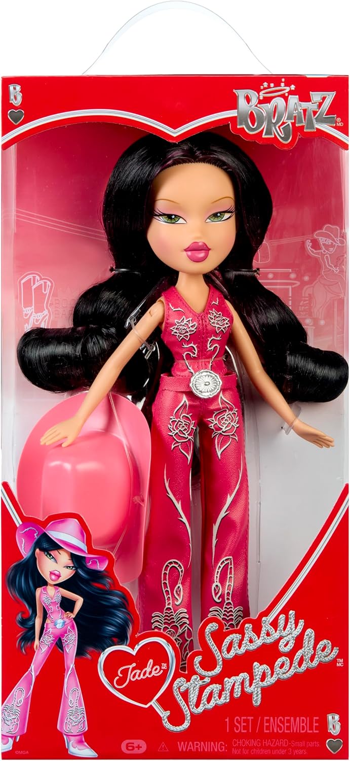 Bratz Sassy Stampede Jade Collectable Fashion Doll with Cowgirl Outfit