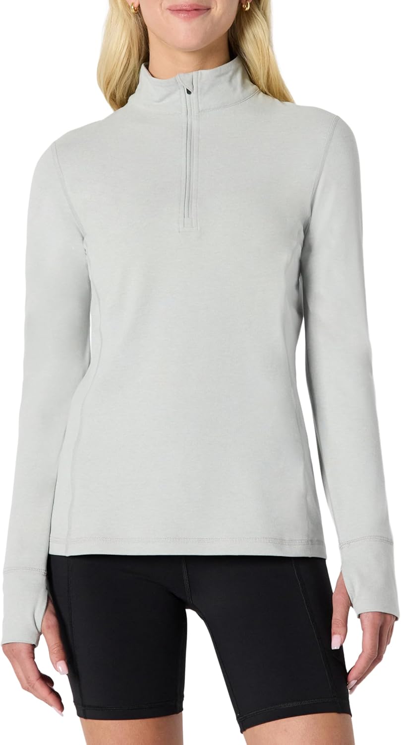 Amazon Essentials haut d'entraînement femme, manches longues