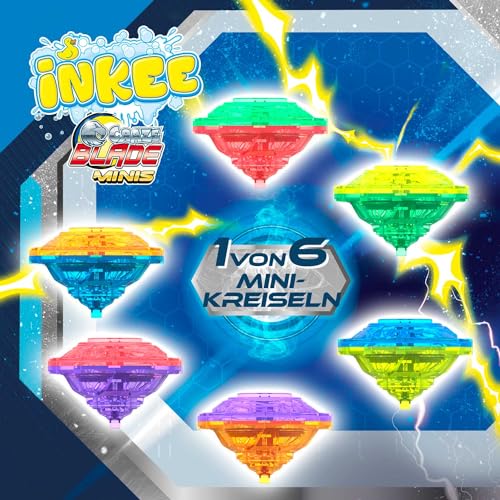 Detalle 2 de INKEE Surprise Blade peonza 5x100 g bombas de baño 🍬