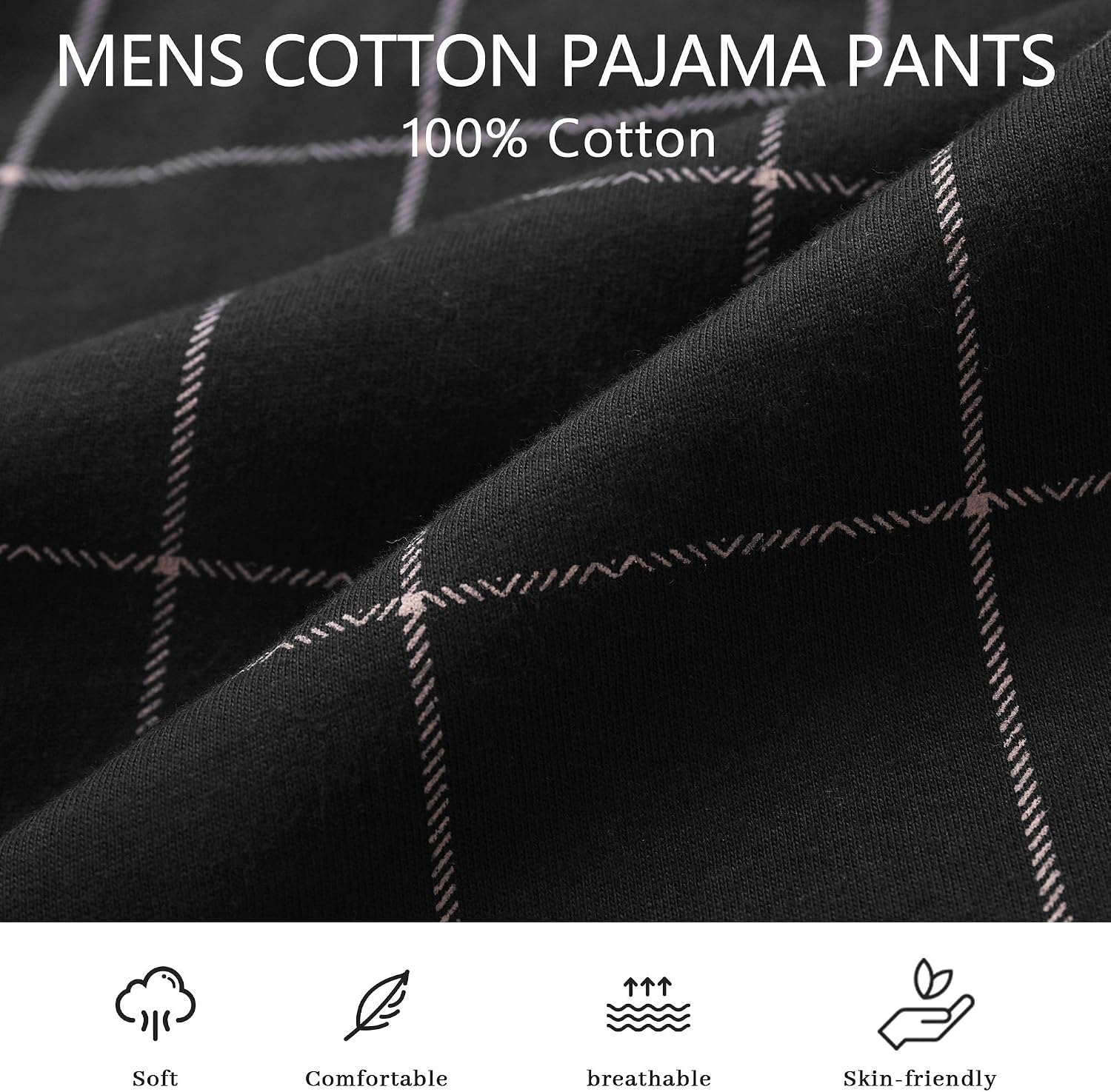 Detalle de Vulcanodon Men's Cotton Pajama Pants