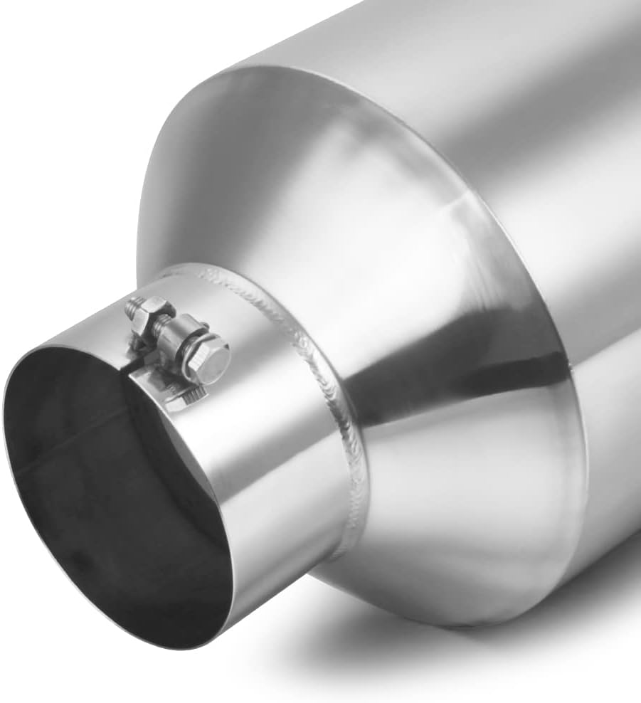 Thumbnail 4 de LCGP 5" Universal Diesel Exhaust Tip (10" Outlet, 18" Long) — Polished Stainless Steel, Bolt-On