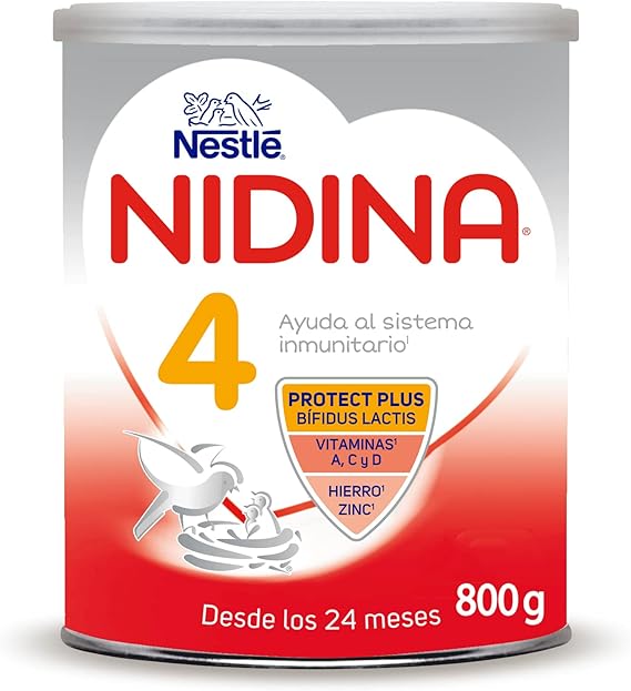 Nestlé NIDINA 4 Leche de Crecimiento en Polvo 800g