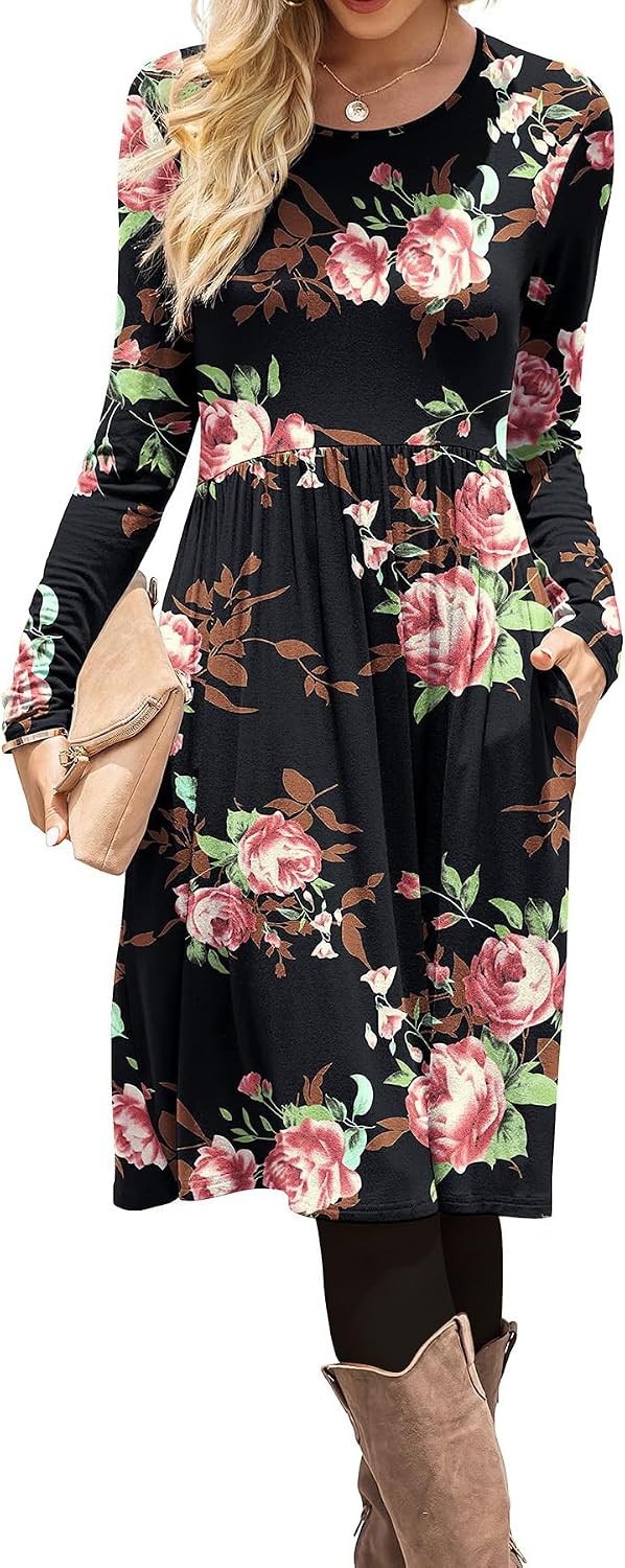 Detalle de DB MOON Casual Empire Waist Dress with Pockets