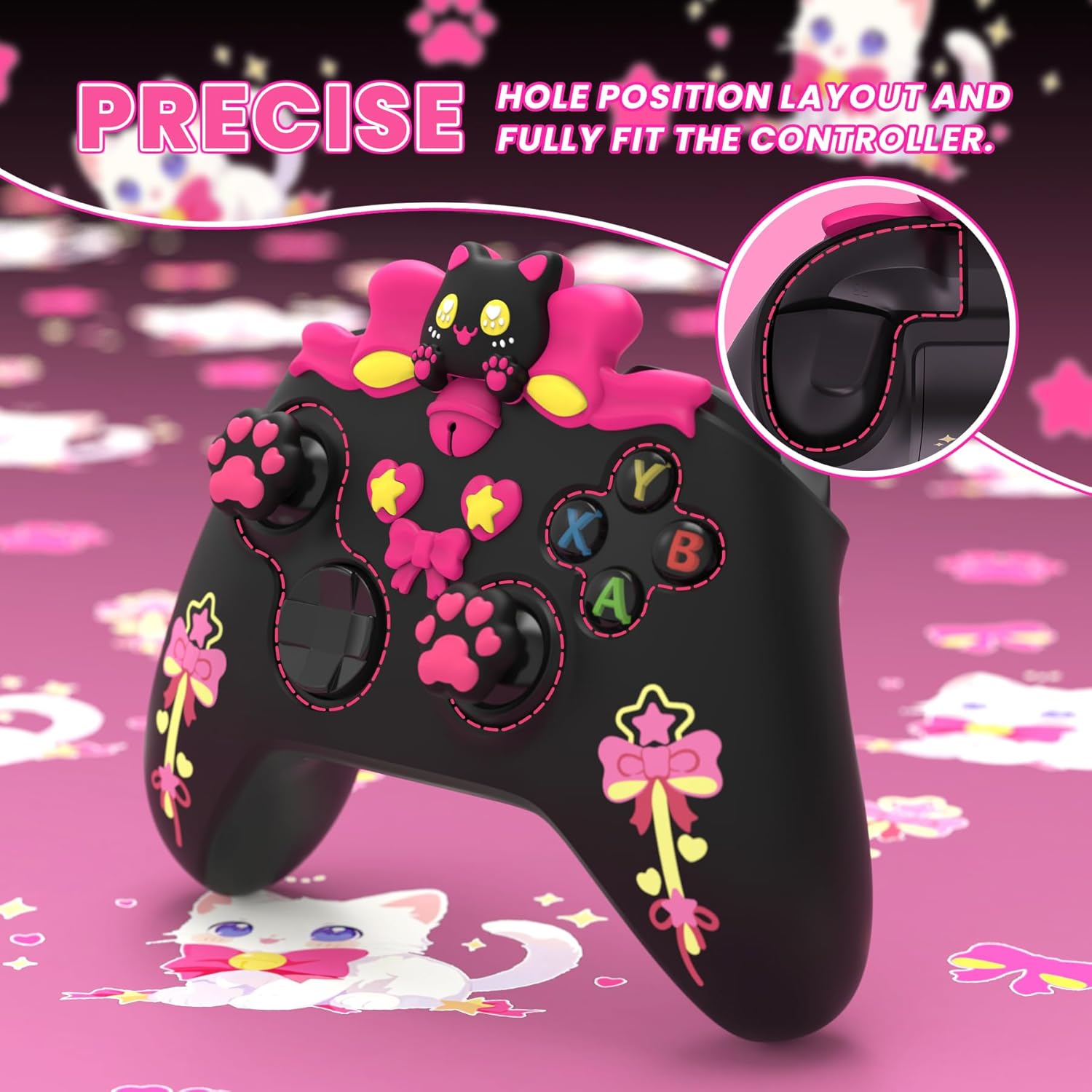 Thumbnail 5 de PlayVital Sweetheart Kitty Silicone Cover for Xbox Series X/S