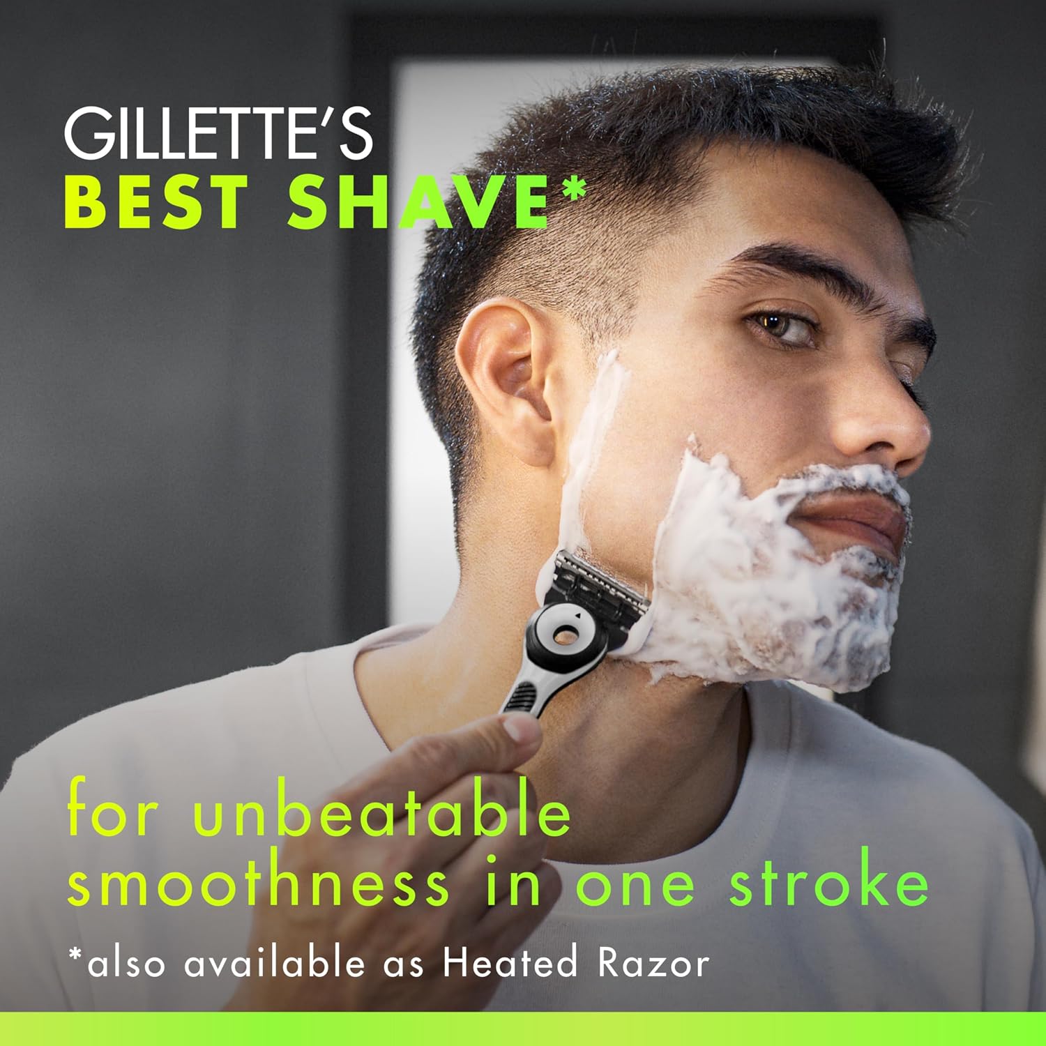 Thumbnail 6 de GilletteLabs Sharp White Edition Razor with Exfoliating Bar, 5 Blades
