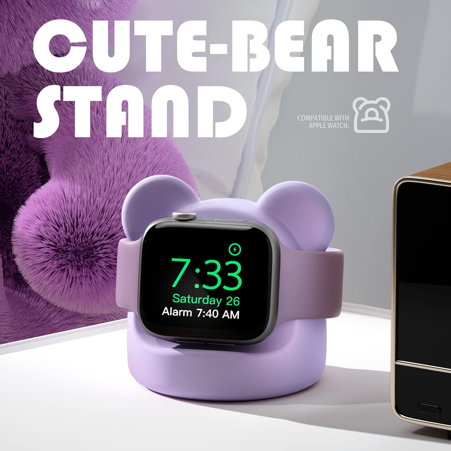 Thumbnail 1 de ELETIUO Apple Watch Charger Stand