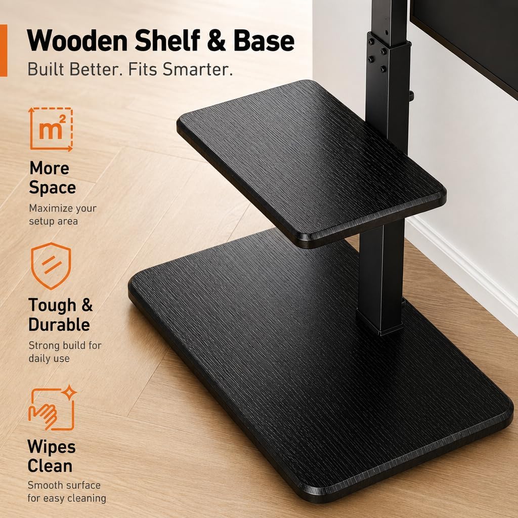 Thumbnail 5 de Perlegear PGFS06 Floor TV Stand 32-75 inch