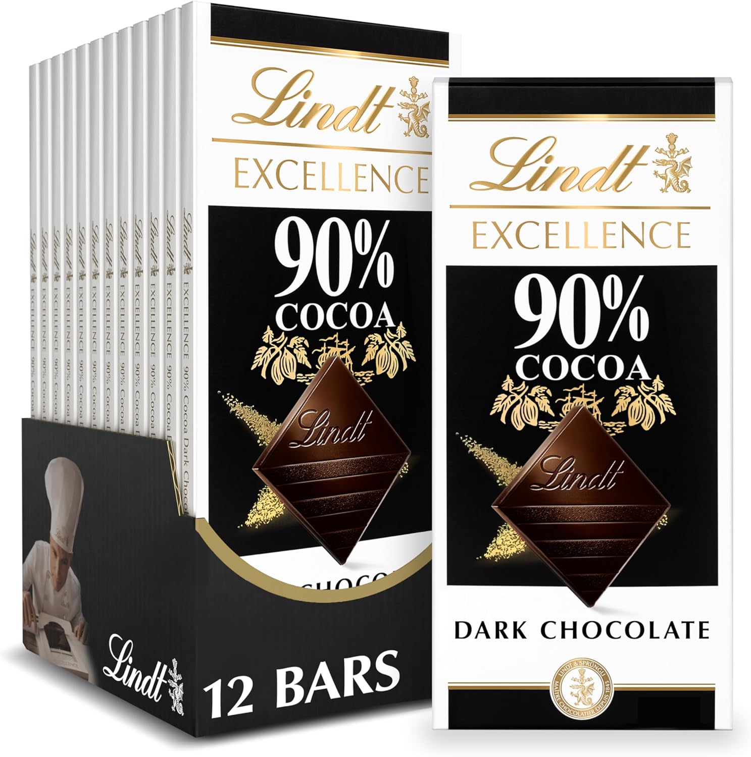 Thumbnail 5 de Lindt Présentoir de 24 barres EXCELLENCE – Chocolat noir 70% cacao (24×35 g)
