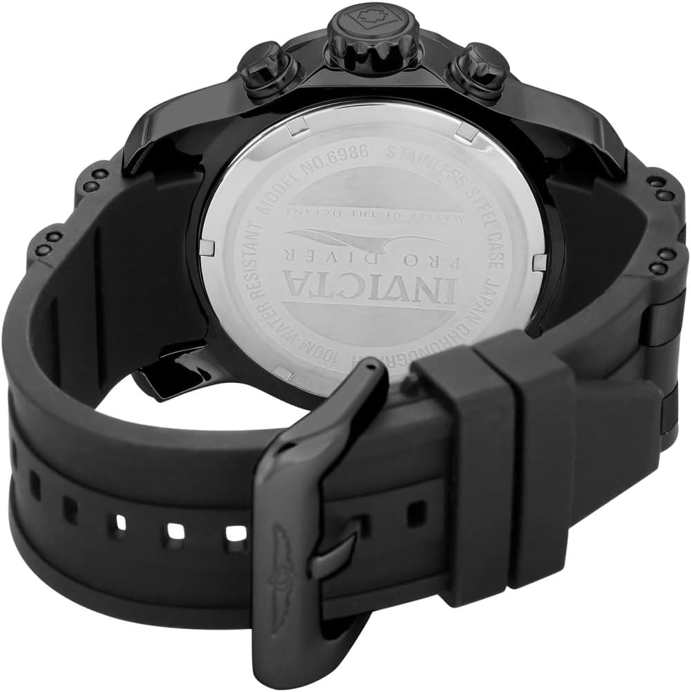 Detalle de Invicta Pro Diver 6986 Orologio da uomo in acciaio inox con movimento al quarzo, 48 mm