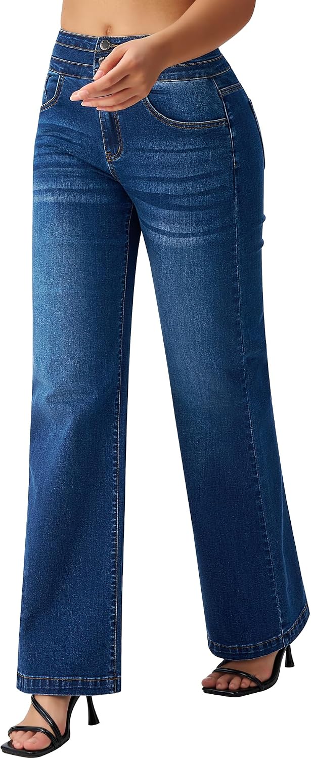 Thumbnail 4 de roswear Wide Leg Jeans High Waisted