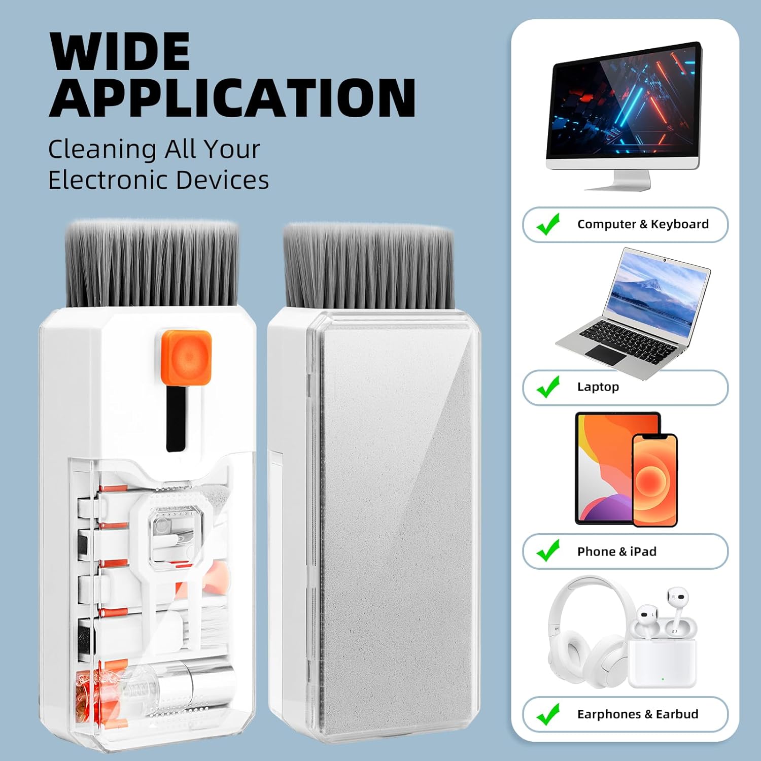Thumbnail 6 de Ordilend Keyboard Cleaner Laptop Cleaning Kit: All-in-One Cleaning Solution for Keyboards, Screens and More