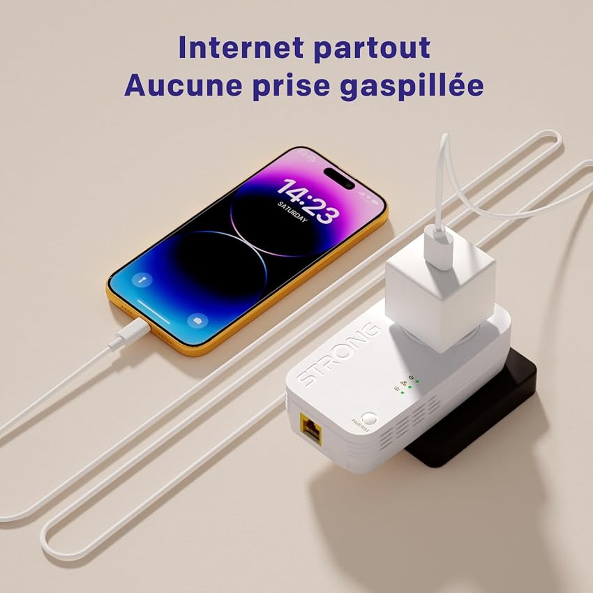 Thumbnail 5 de STRONG CPL AV1000, box CPL HomePlug AV2, 2 pièces ⚙