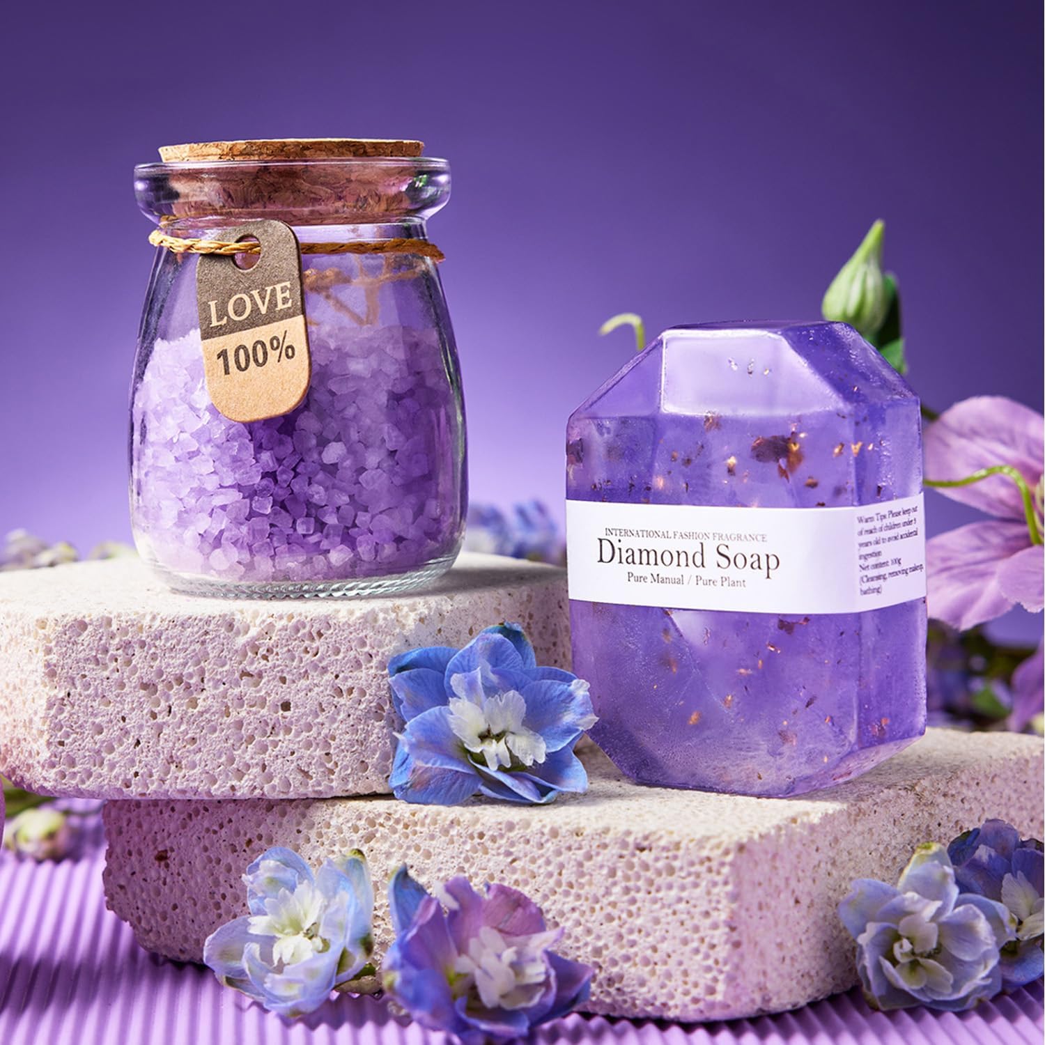 Thumbnail 3 de Personalized Lavender Spa Gift Set