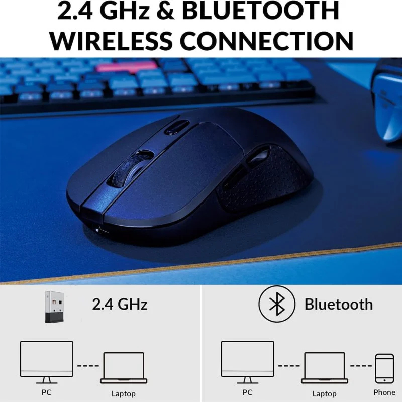 Thumbnail 1 de Keychron M3 26000 DPI Wireless RGB 🖱