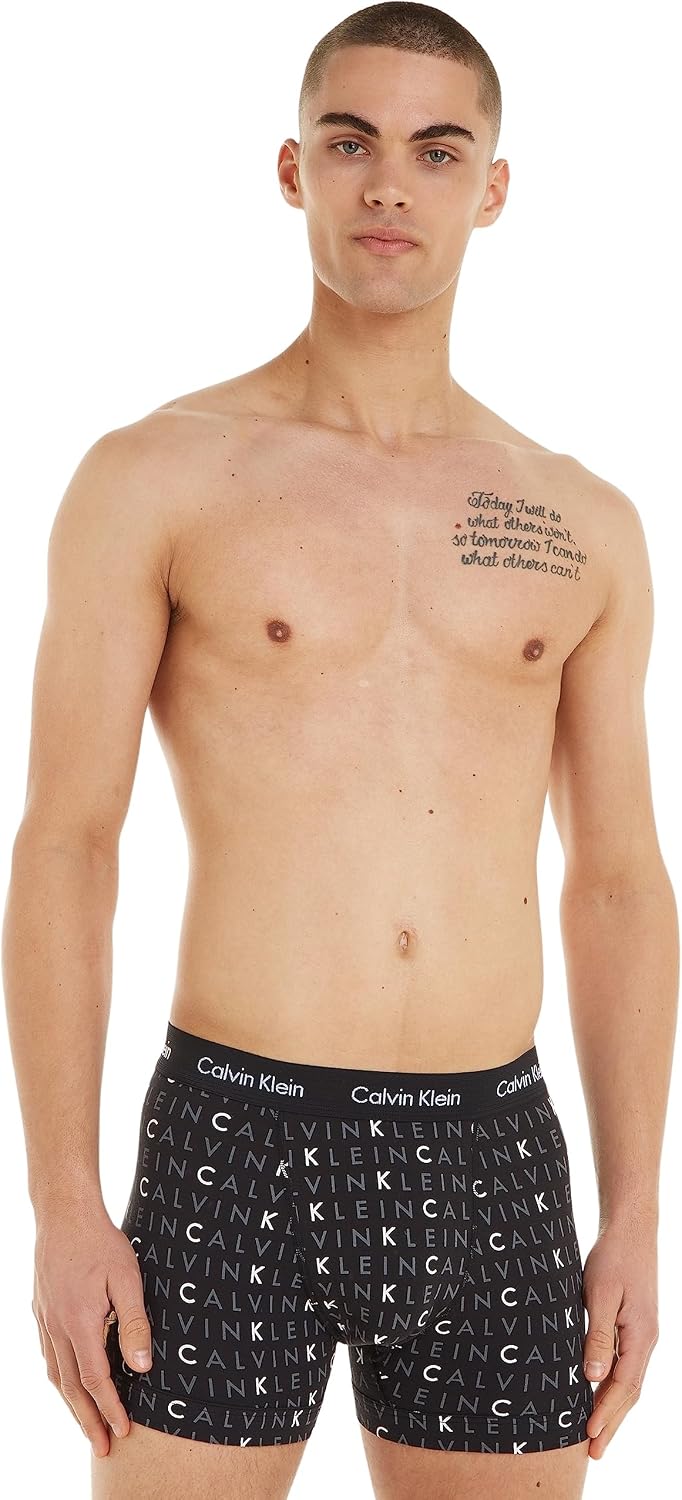 Detalle 2 de Calvin Klein Uomo Pantaloncini Boxer 3 pezzi Multicolore | Comfort quotidiano e stile minimal