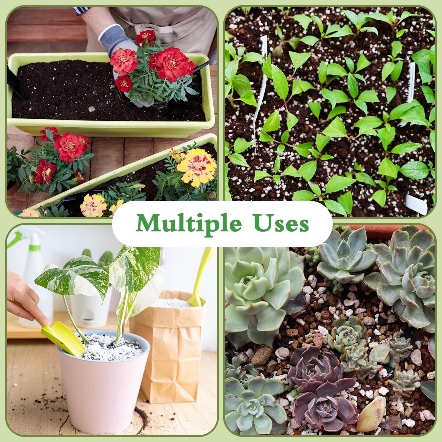 Thumbnail 5 de HAINANSTRY 2QT Perlite for Plants, Soil Aeration and Drainage