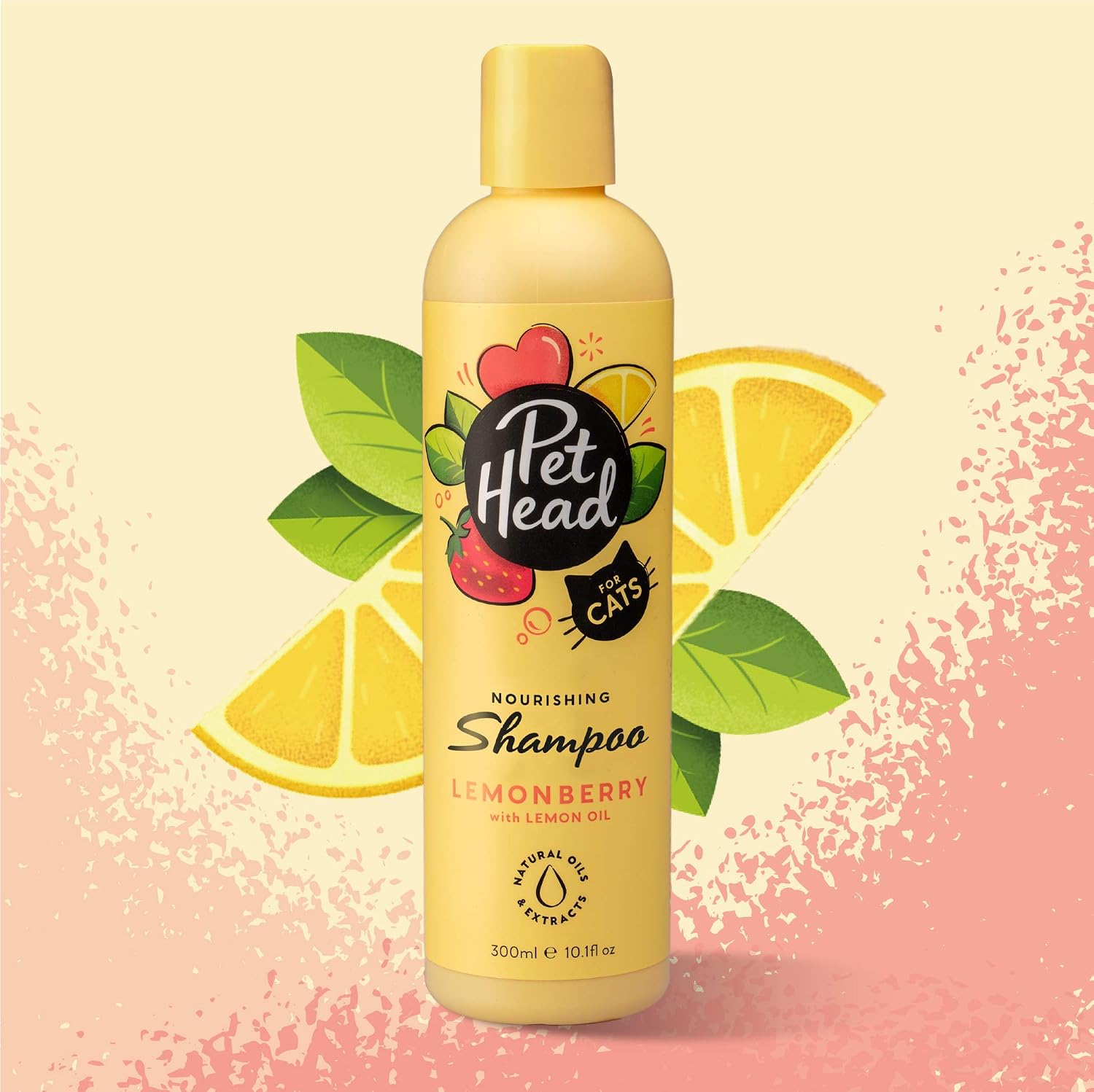 Thumbnail 1 de Pet Head Felin' Good Shampoing pour Chats — 300 ml, parfum citron, neutre et vegan