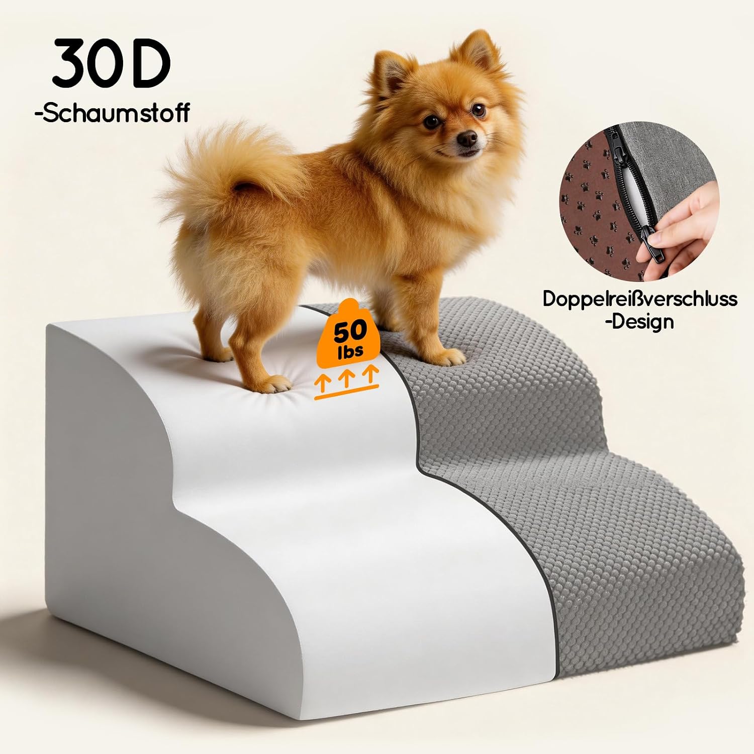 Thumbnail 2 de Thihome Hundetreppe 40x40x30 cm 🐾