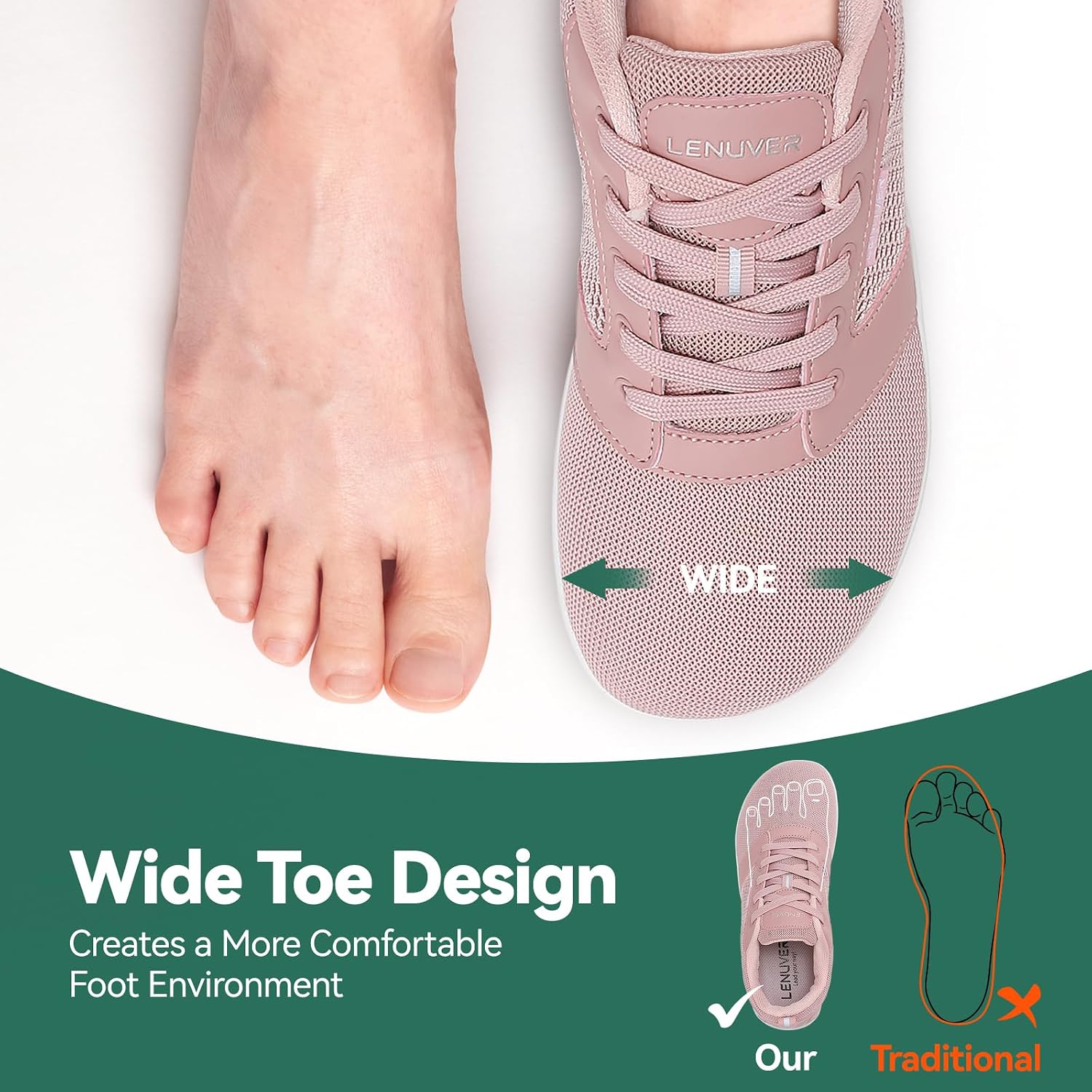 Detalle 2 de Gitzing Barefoot Shoes Unisex Wide Trail